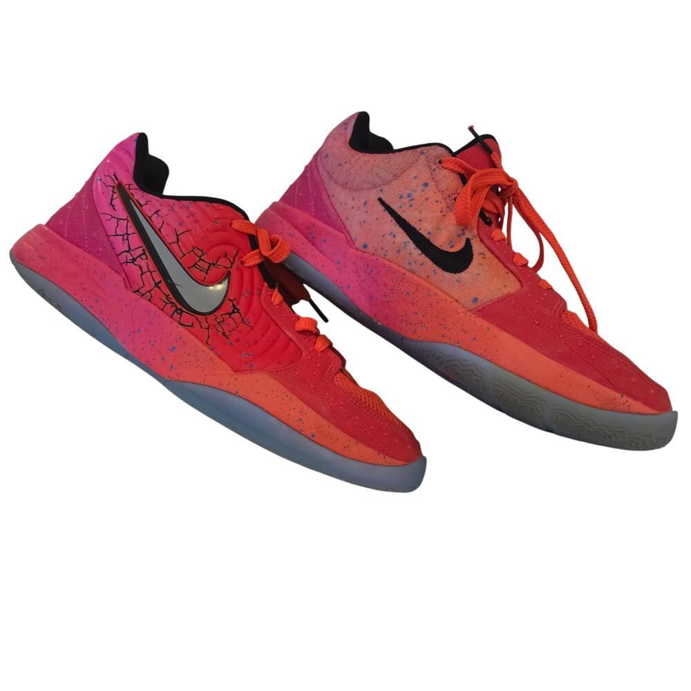 Nike Kyrie Low Basketball Shoes Youth 7Y Women 8.5 Pink Orange Kool-Aid Sneakers